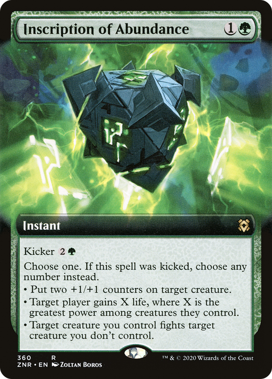 Inscription of Abundance (ZNR-360) (Extended Art)