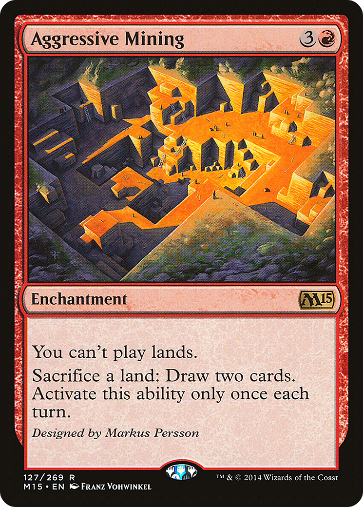 Aggressive Mining (M15-127) (Foil)