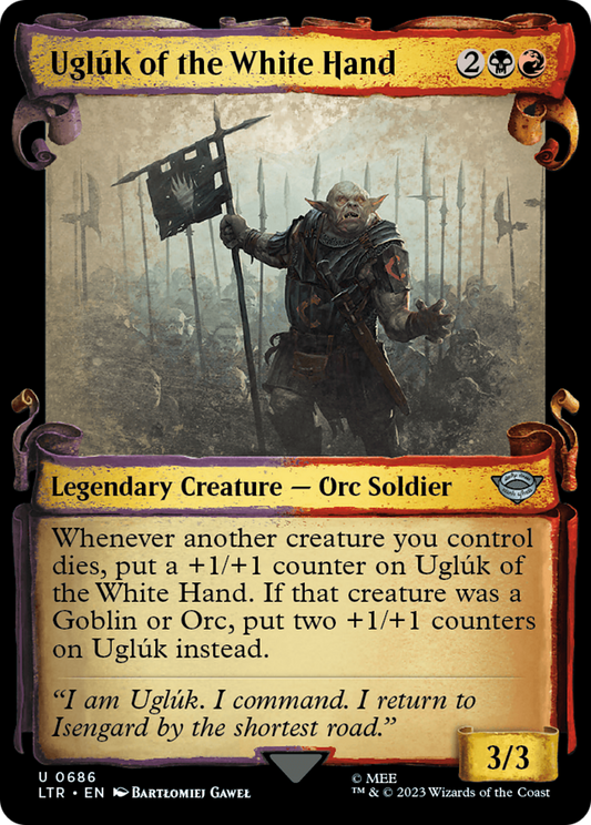 Uglúk of the White Hand (LTR-686) (Showcase) (Scroll) (Foil)