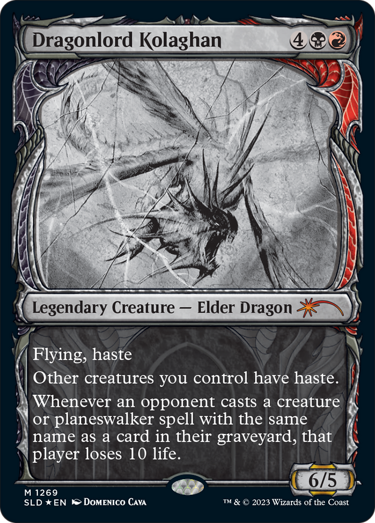 Dragonlord Kolaghan (SLD-1269) (Showcase) (Halo Foil)