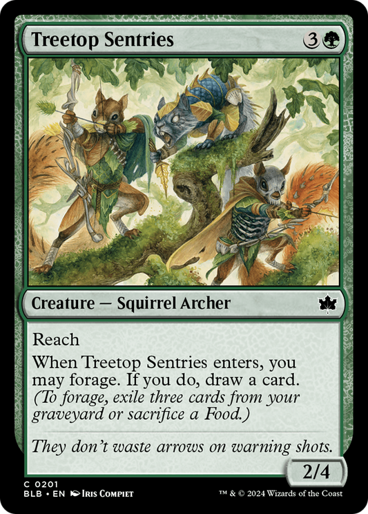 Treetop Sentries (BLB-201) (Foil)