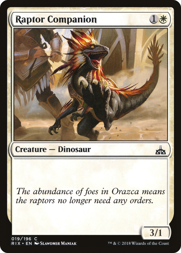 Raptor Companion (RIX-019)