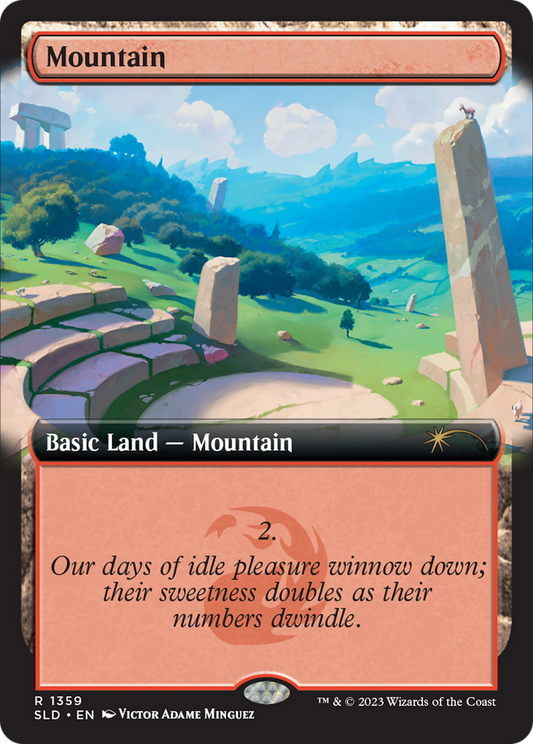 Mountain (SLD-1359) (Extended Art) (Foil)