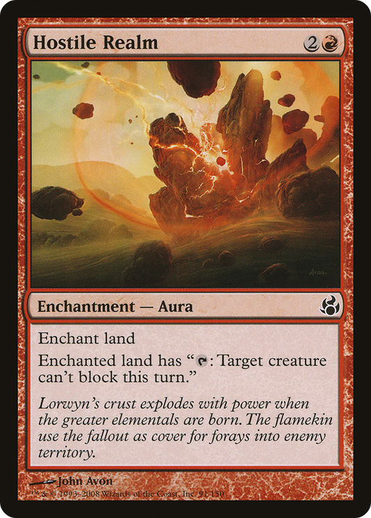 Hostile Realm (MOR-091) (Foil)