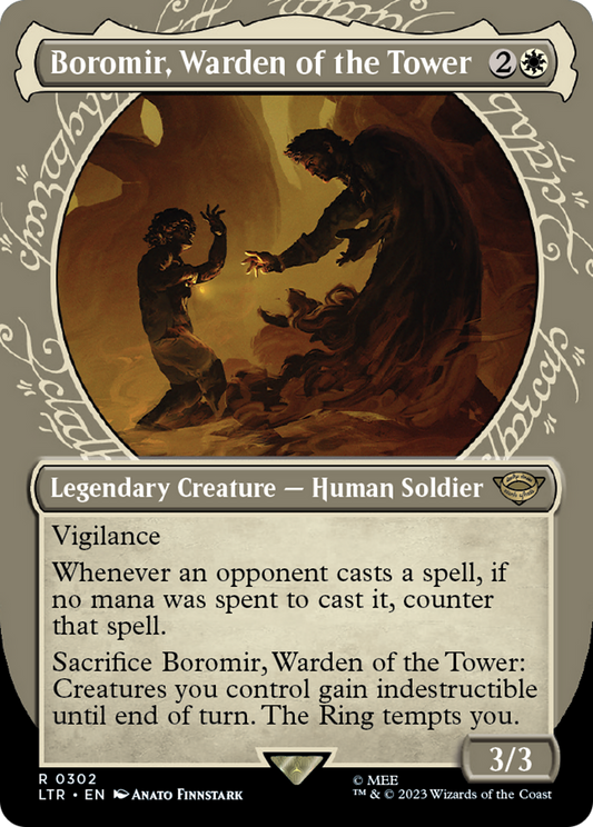 Boromir, Warden of the Tower (LTR-302) (Showcase) (Borderless) (Foil)