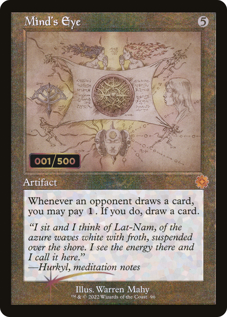 Mind's Eye (BRR-96Z) (Foil) (Serialized)