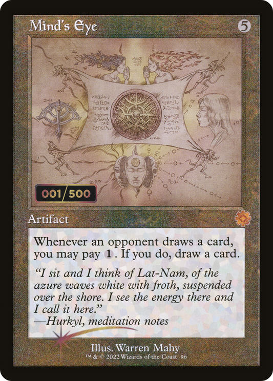 Mind's Eye (BRR-96Z) (Foil) (Serialized)