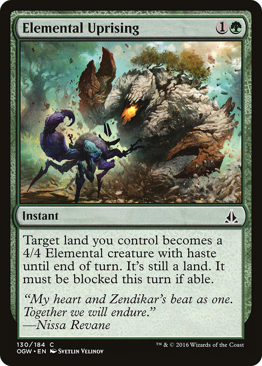 Elemental Uprising (OGW-130) (Foil)