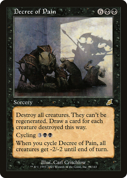 Decree of Pain (SCG-064) (Foil)