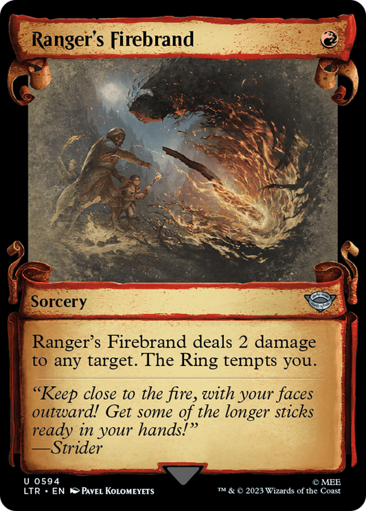 Ranger's Firebrand (LTR-594) (Showcase) (Scroll) (Foil)
