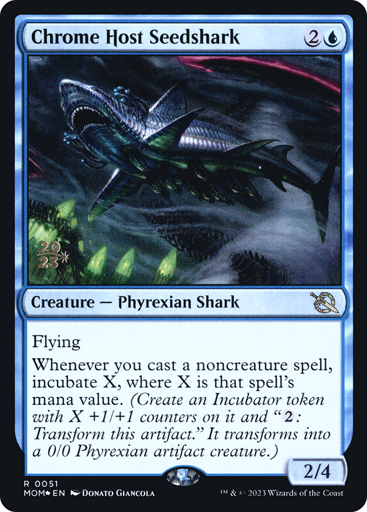 Chrome Host Seedshark (PRE-51S) (Foil)