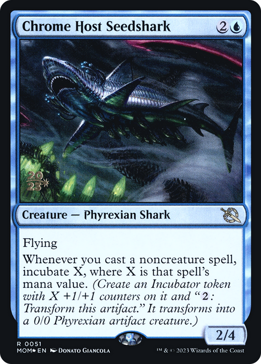 Chrome Host Seedshark (PRE-51S) (Foil)