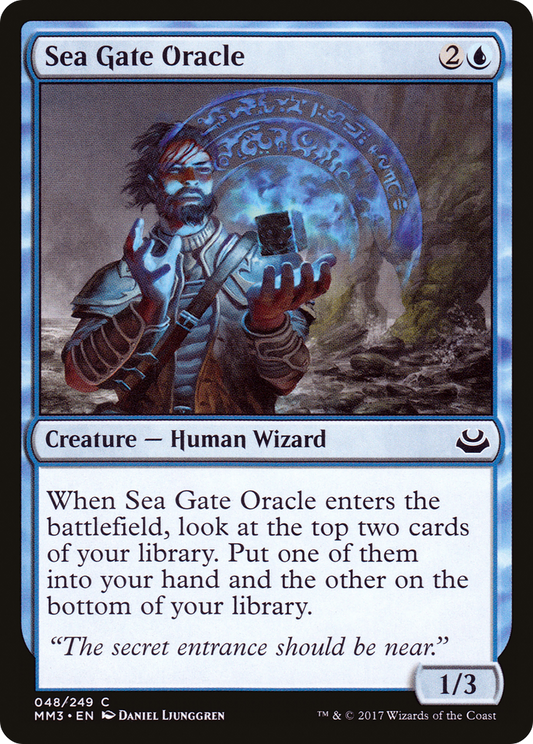 Sea Gate Oracle (MM3-048) (Foil)