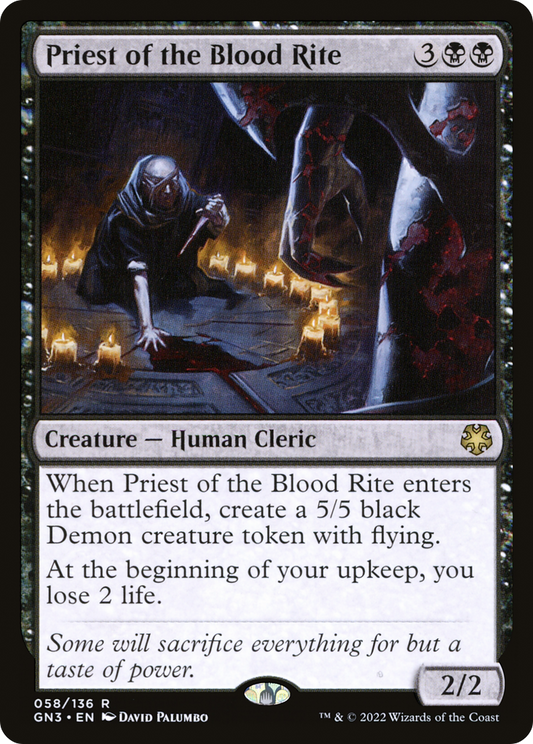 Priest of the Blood Rite (GN3-058)