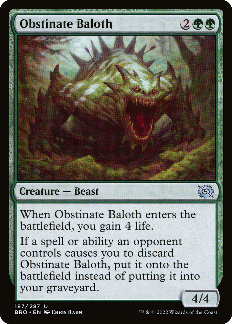 Obstinate Baloth (BRO-187) (Foil)