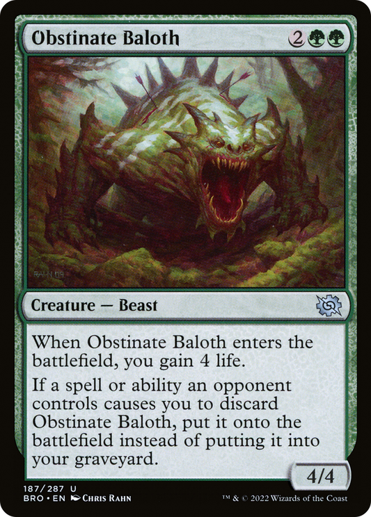 Obstinate Baloth (BRO-187) (Foil)