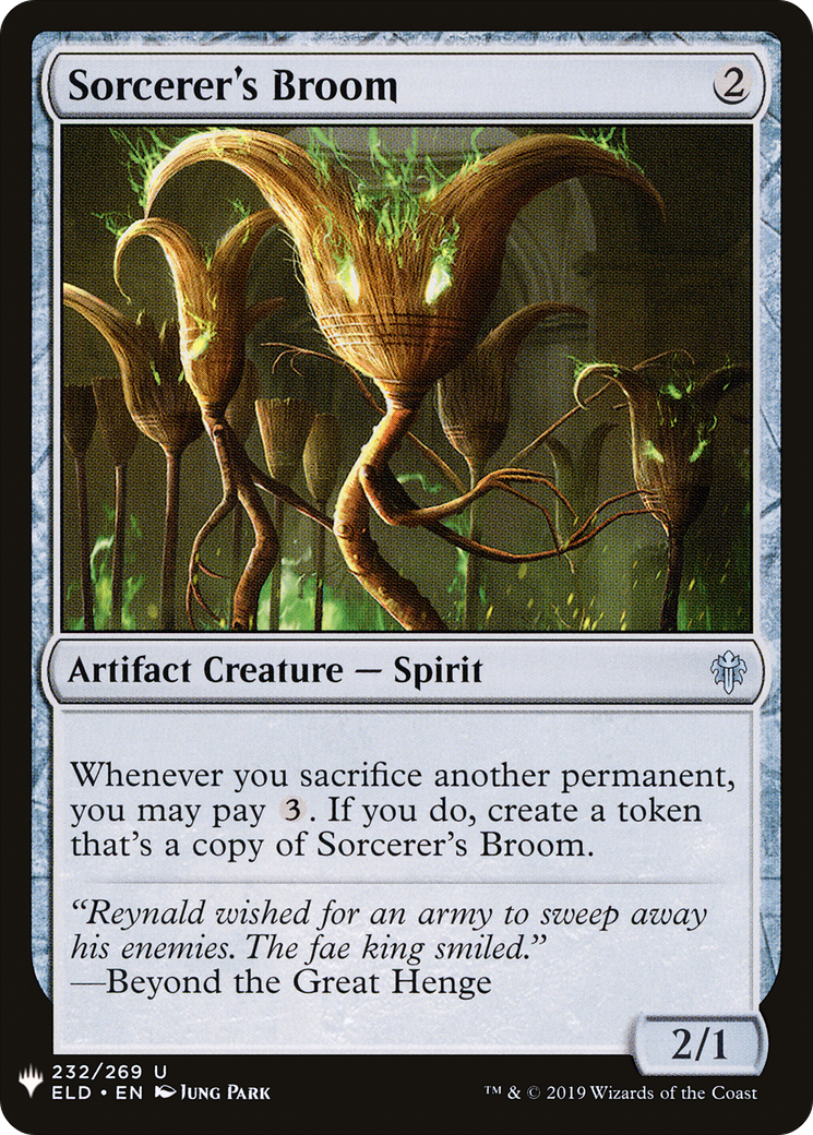 Sorcerer's Broom (LIST-ELD-232)