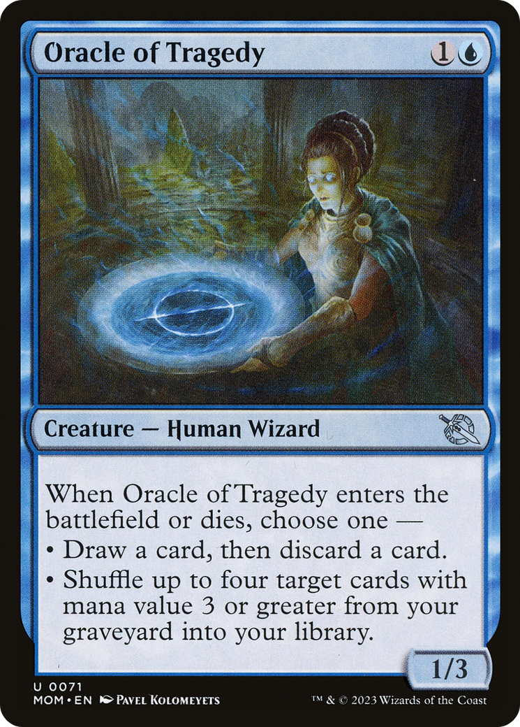 Oracle of Tragedy (MOM-071) (Foil)