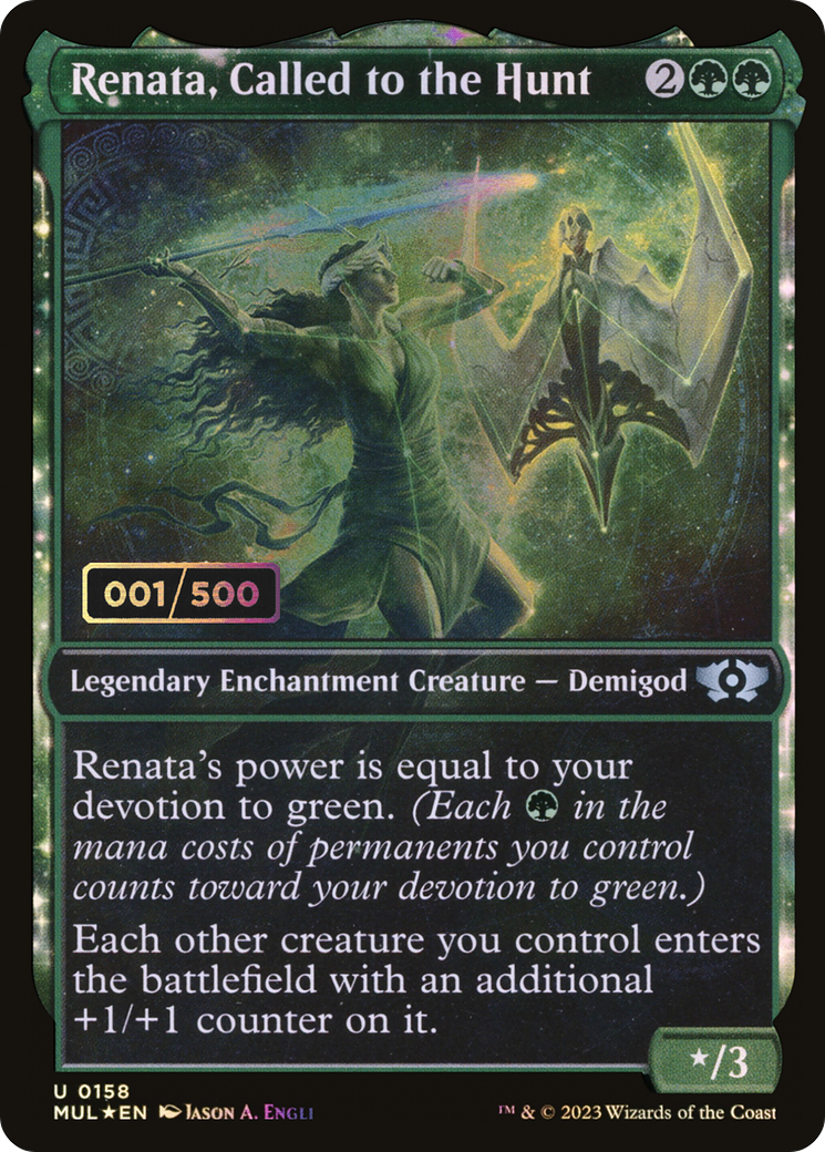 Renata, Called to the Hunt (MUL-158Z) (Showcase) (Foil) (Serialized)