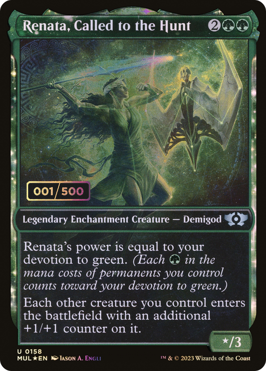 Renata, Called to the Hunt (MUL-158Z) (Showcase) (Foil) (Serialized)