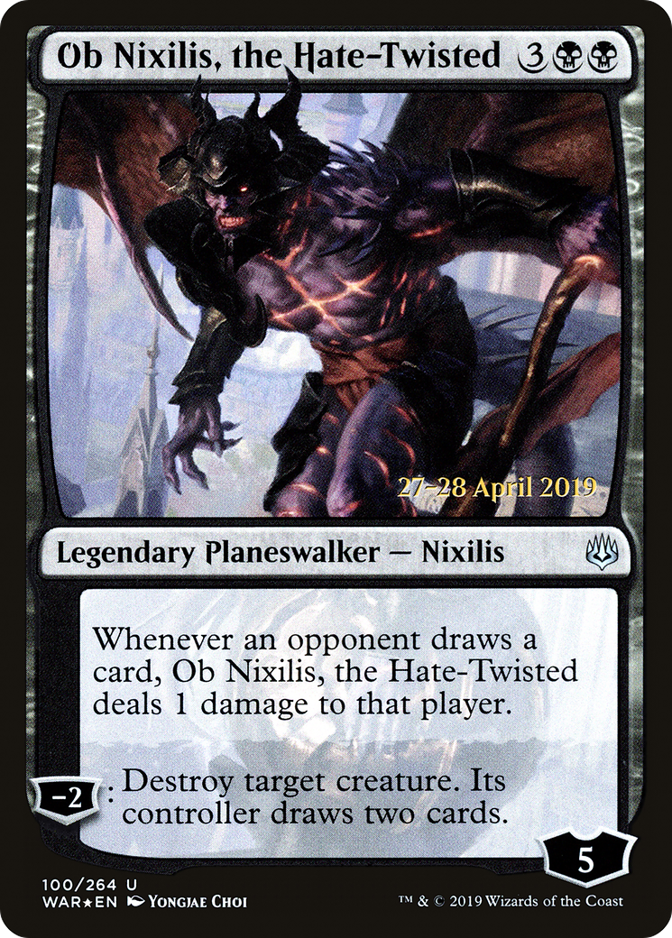 Ob Nixilis, the Hate-Twisted (PRE-100S) (Foil)