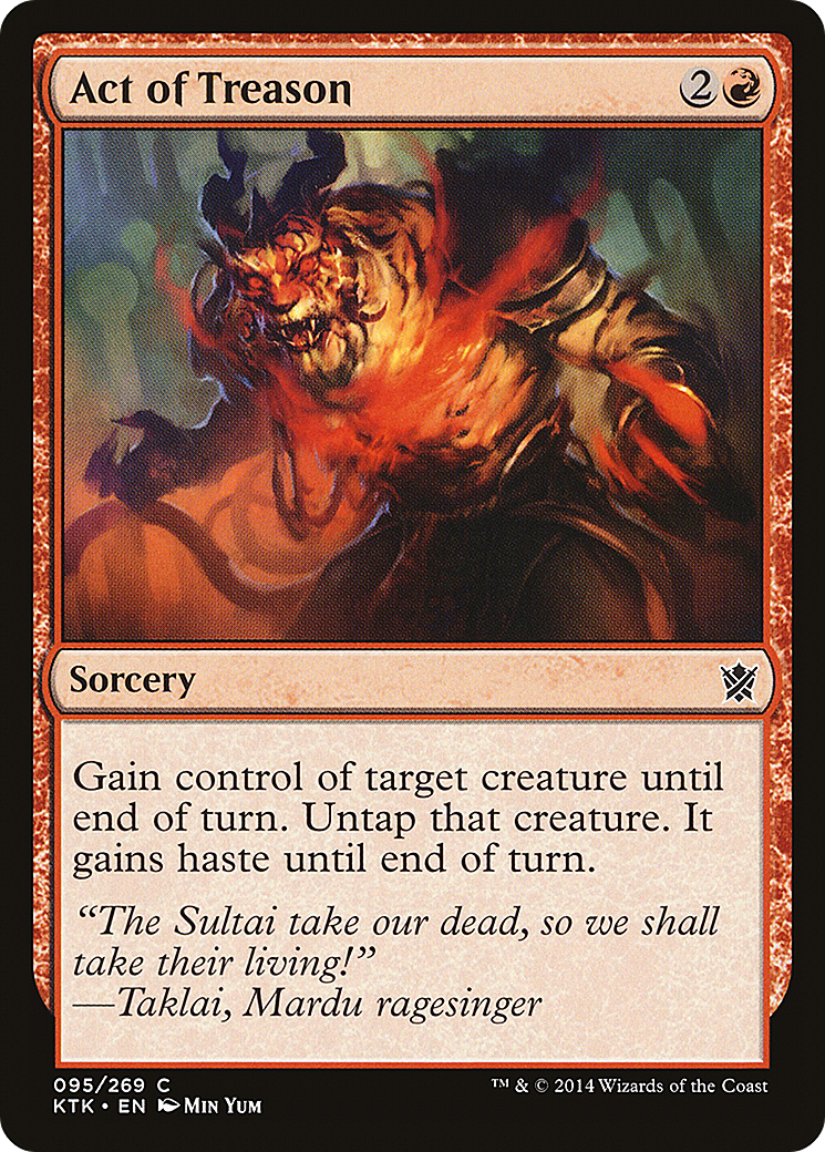 Act of Treason (KTK-095) (Foil)