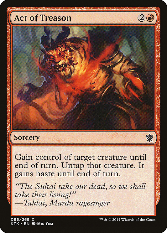 Act of Treason (KTK-095) (Foil)