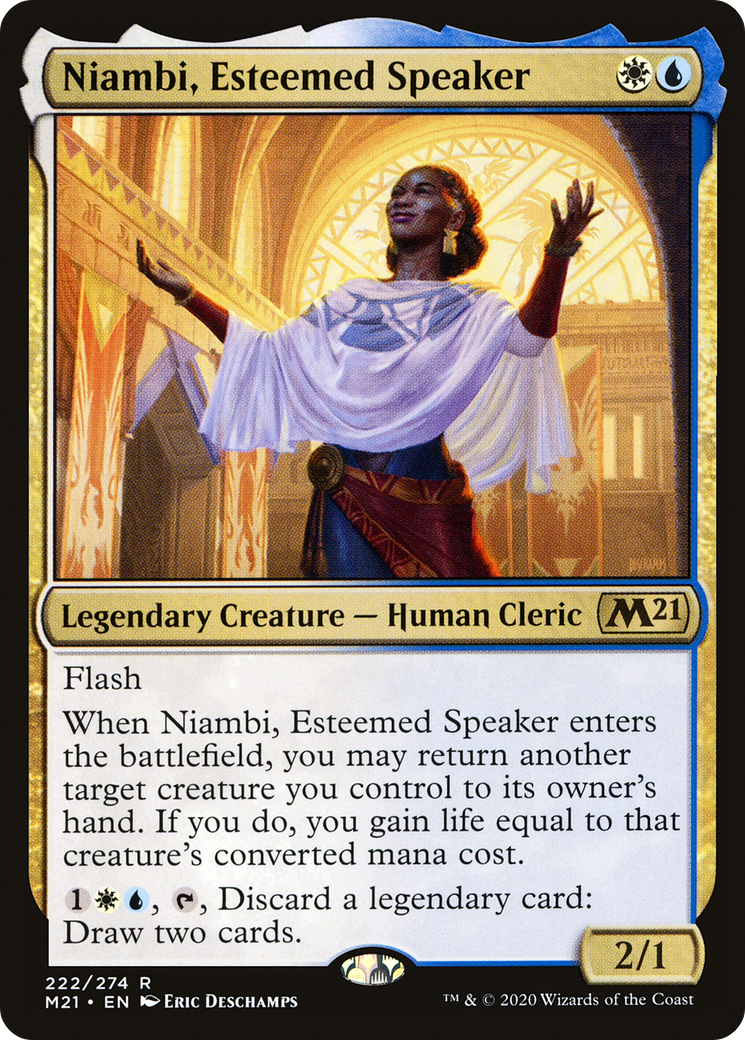 Niambi, Esteemed Speaker (M21-222)