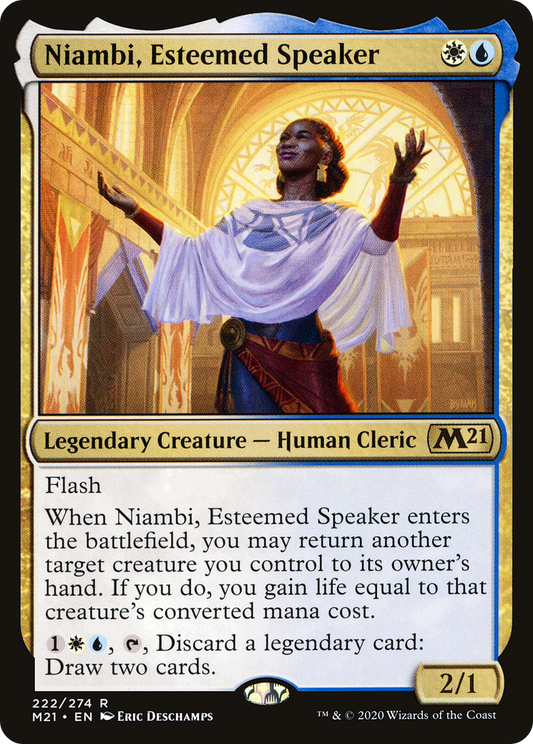 Niambi, Esteemed Speaker (M21-222)