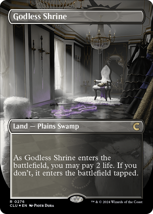Godless Shrine (CLU-276) (Borderless) (Foil)