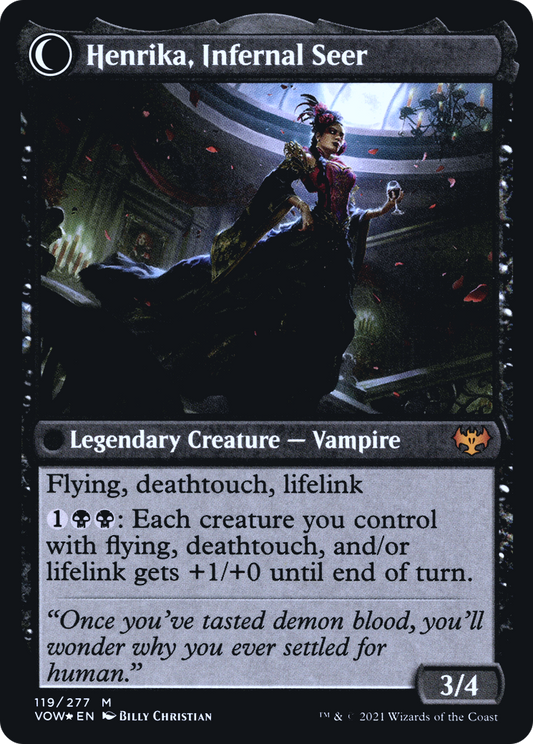 Henrika Domnathi // Henrika, Infernal Seer (PRE-119S) (Foil)