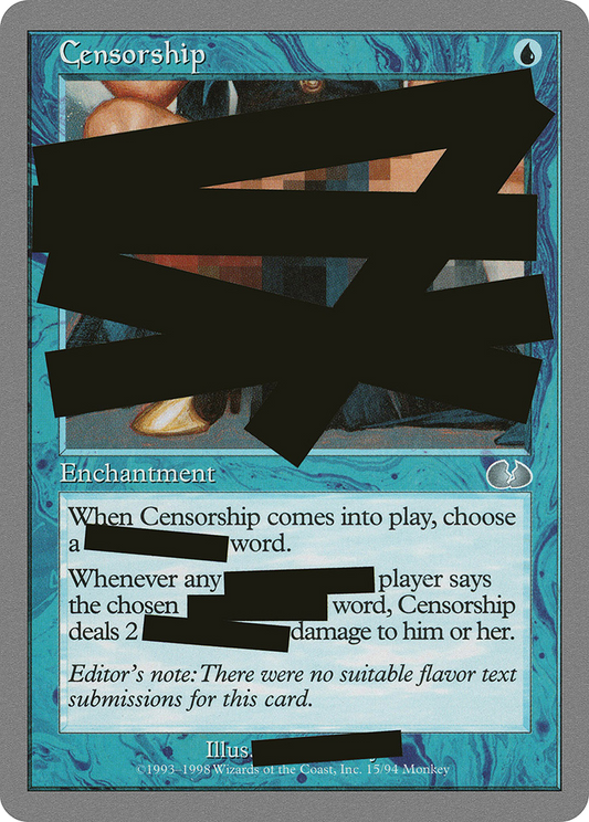 Censorship (UGL-015)