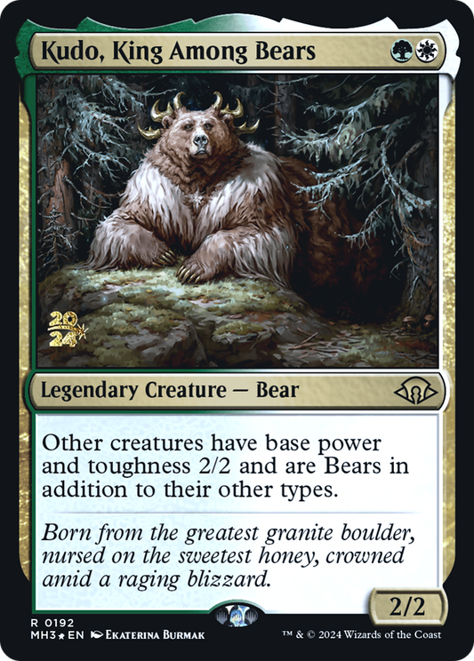 Kudo, King Among Bears (PRE-192S) (Foil)