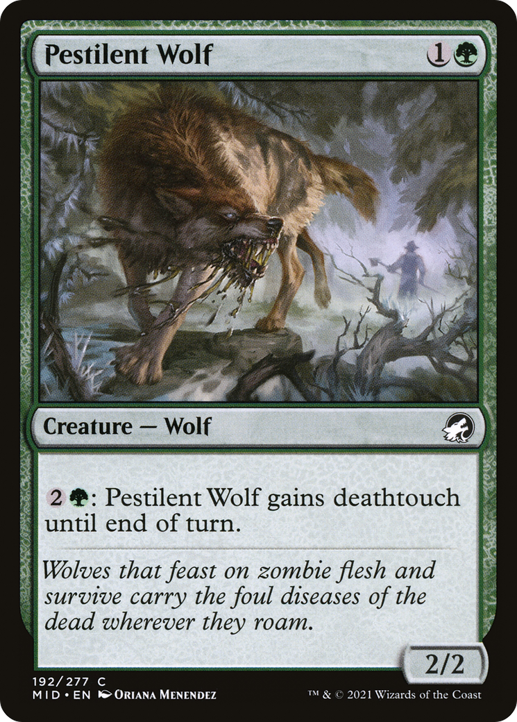 Pestilent Wolf (MID-192) (Foil)