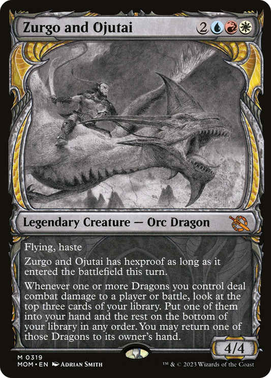 Zurgo and Ojutai (MOM-319) (Showcase)