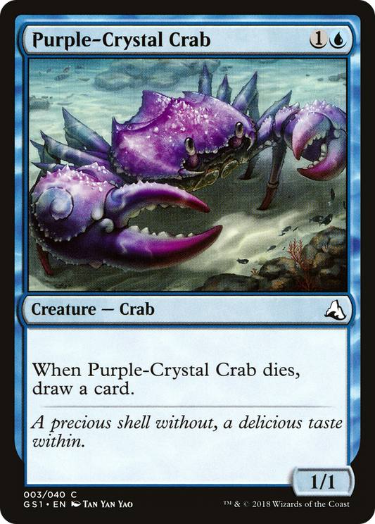 Purple-Crystal Crab (GS1-003)