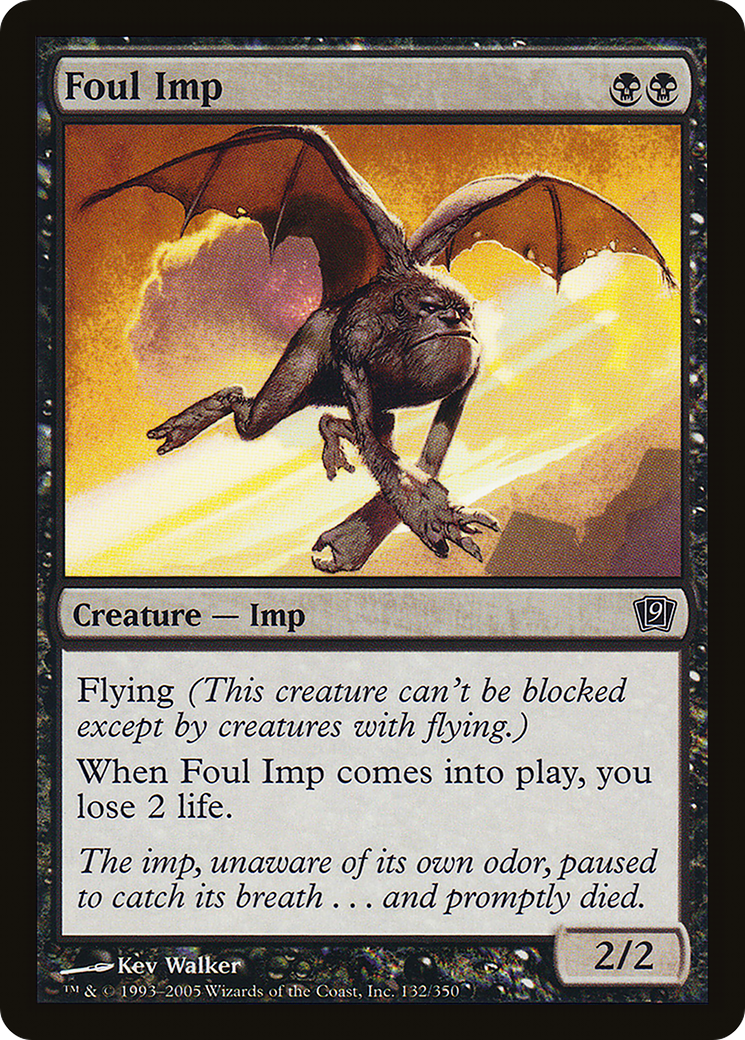 Foul Imp (9ED-132★) (Foil)
