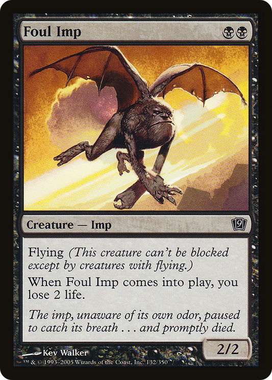 Foul Imp (9ED-132★) (Foil)