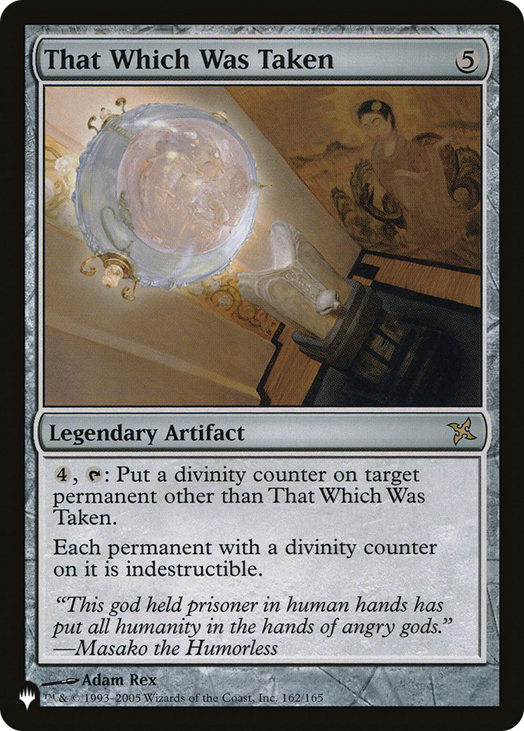 That Which Was Taken (LIST-BOK-162)