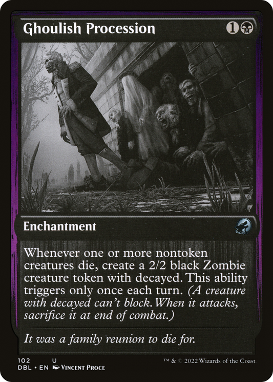 Ghoulish Procession (DBL-102) (Foil)