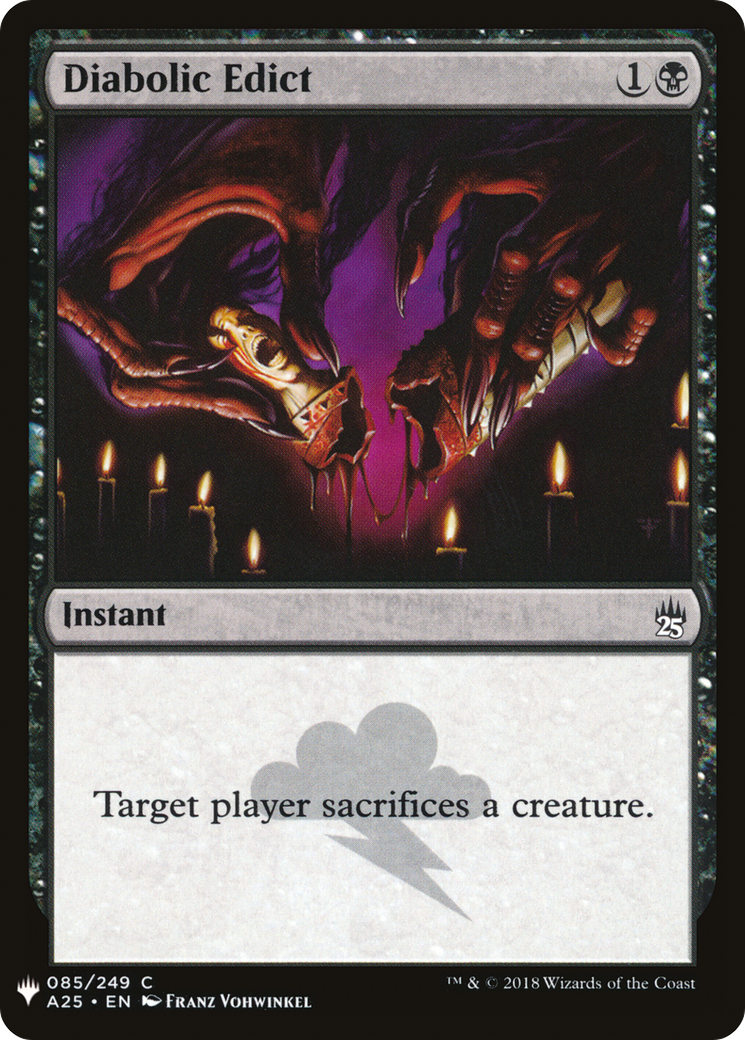 Diabolic Edict (LIST-A25-85)