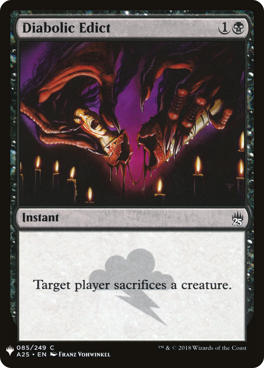 Diabolic Edict (LIST-A25-85)