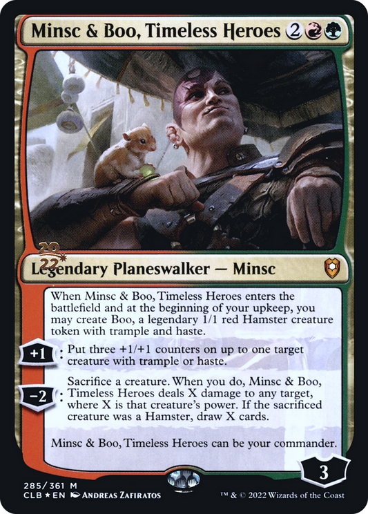 Minsc & Boo, Timeless Heroes (PRE-285S) (Foil)