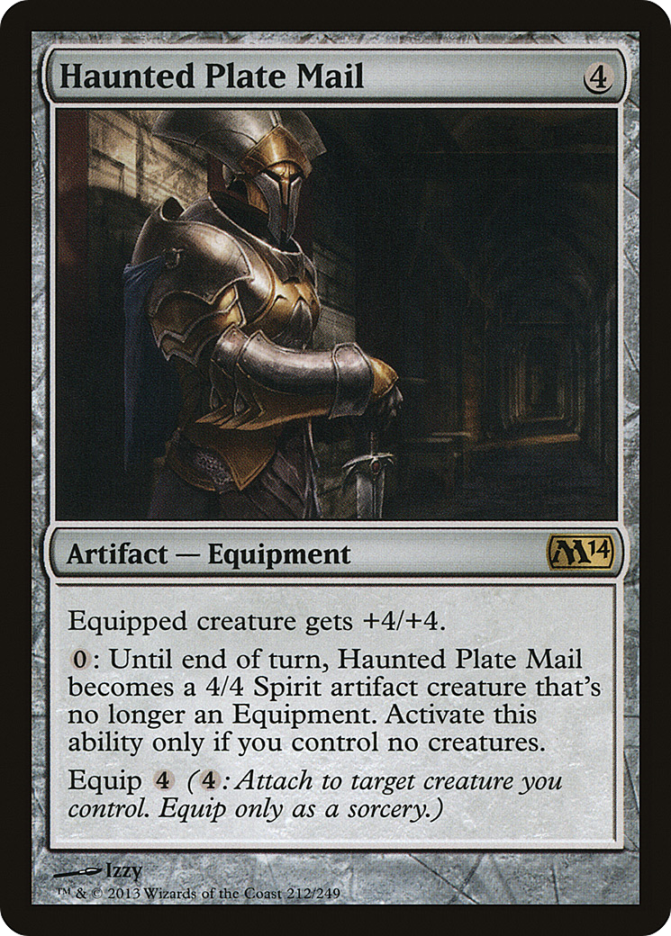 Haunted Plate Mail (M14-212) (Foil)