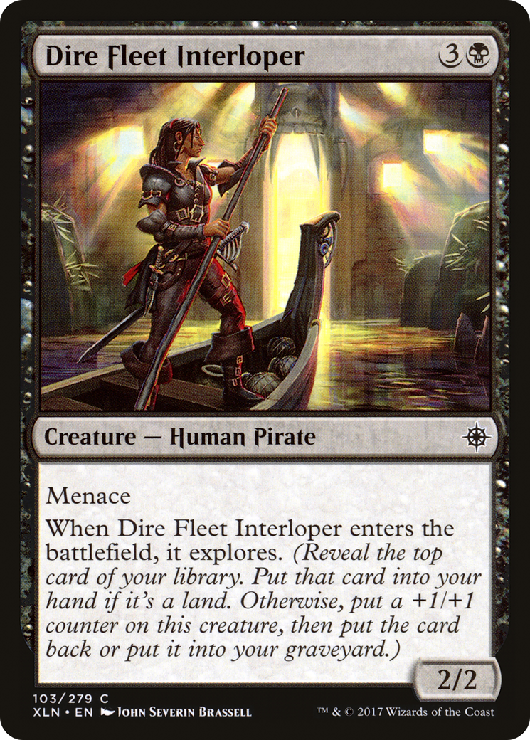 Dire Fleet Interloper (XLN-103) (Foil)