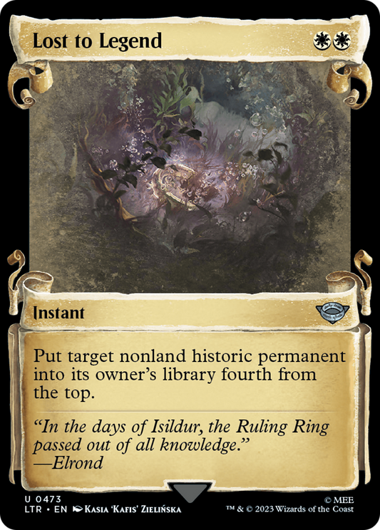 Lost to Legend (LTR-473) (Showcase) (Scroll) (Foil)