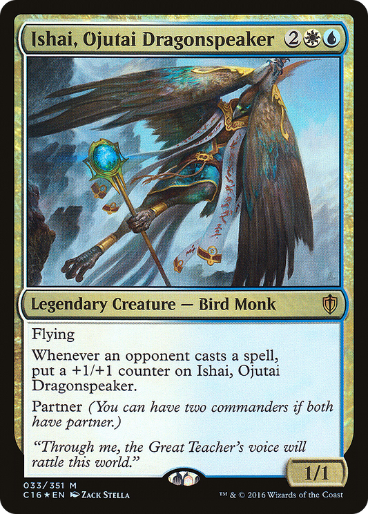 Ishai, Ojutai Dragonspeaker (C16-033) (Foil)