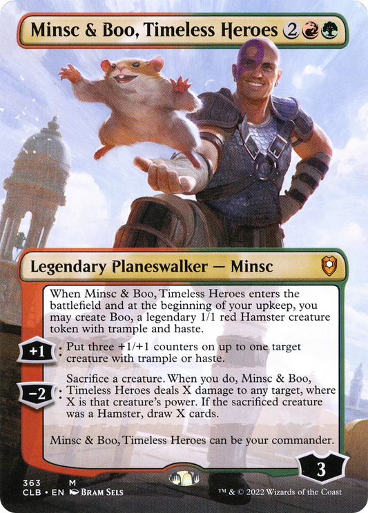 Minsc & Boo, Timeless Heroes (CLB-363) (Borderless)