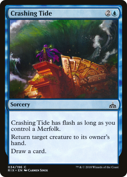 Crashing Tide (RIX-034) (Foil)