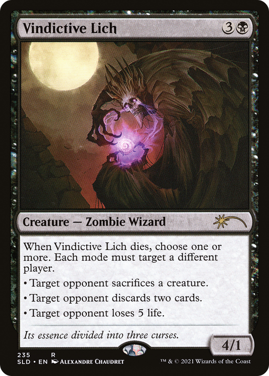 Vindictive Lich (SLD-235) (Foil)